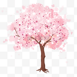 樱花节海报图片_樱花树