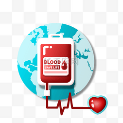 血浆袋图片_世界献血日输血血浆袋