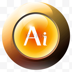 设计软件ps图片_圆形AI标志图标