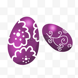 紫色金蛋的复活节