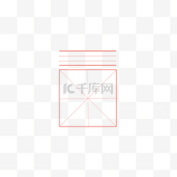 田字格拼音纸图片_红色田字格汉字