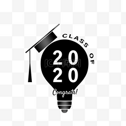 2020毕业图片_2020年庆典创意灯泡