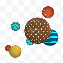 波浪纹理球体