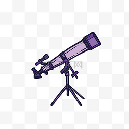 望远镜卡通望远镜元素
