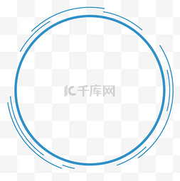 圆形边框简单图片_未来科技感边框圆形