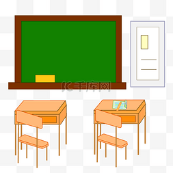 教室课桌椅子