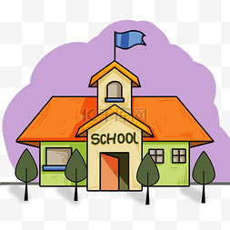 school图片_school building可爱风学校