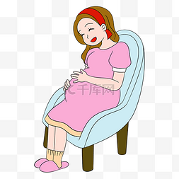 怀孕套图图片_母婴元素怀孕的宝妈