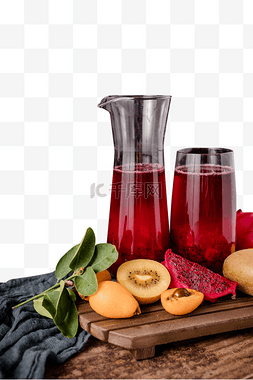 火龙果汁图片_水果果汁新鲜美食火龙果汁饮品
