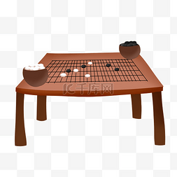 下棋对弈图片_围棋棋盘对弈下棋