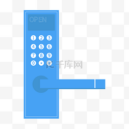 科技密码锁图片_矢量密码锁