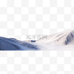 C4D冰雪世界山峰
