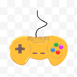 黄色遥控游戏机插图
