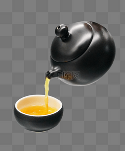 水壶茶壶图片_黑色陶瓷茶壶