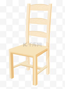 木质座椅图片_木质椅子卡通插画