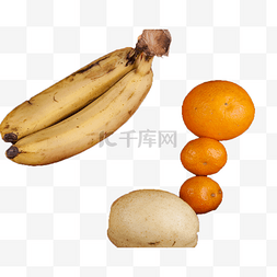 农药化肥图片_黄香蕉橙色橘子大鸭梨