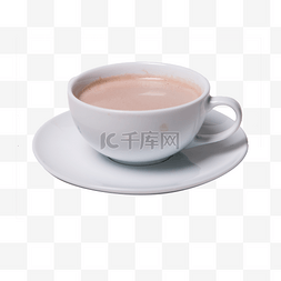 白色立体咖啡杯子元素