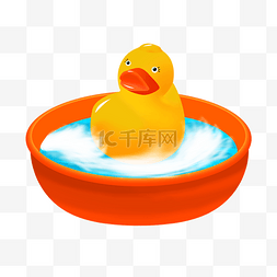 鸭子洗澡图片_洗澡的鸭子