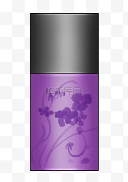 紫色化妆瓶用品插图