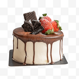 奶油生日蛋糕图片_甜品甜点蛋糕