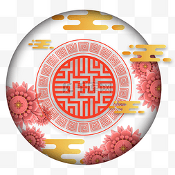 圈圈花纹图片_中国风传统花纹装饰