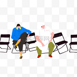 坐在吧椅上休息图片_坐在椅子上的两个人