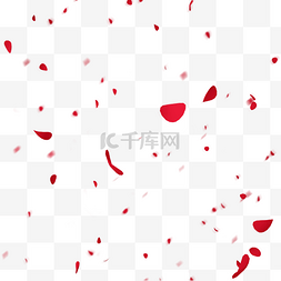 花瓣红色图片_大红色玫瑰花瓣