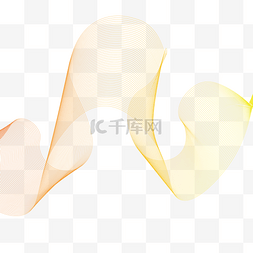 9形状的菊花图片_黄橙色渐变装饰线条
