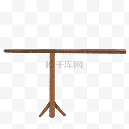 木质的卡通桌子