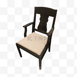 欧美复古木质靠背椅