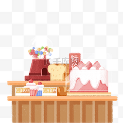 新鲜水果白色图片_新鲜蛋糕面包