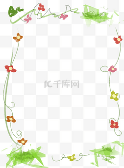 花藤花瓣图片_花藤花瓣边框插图