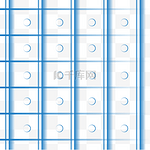 线性底纹科技风蓝白渐变条纹圈点矢量免抠