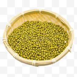 绿色圆形绿豆