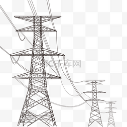 电网充能图片_电力塔电网塔