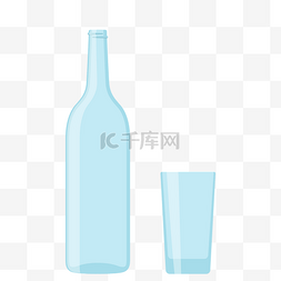 装水的透明杯子图片_装水的容器免抠图