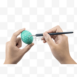 画复活节彩蛋