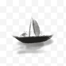 自己做的帆船图片_水墨画帆船小船