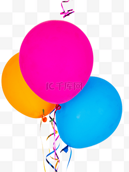 节日气氛气球图片_彩色气球