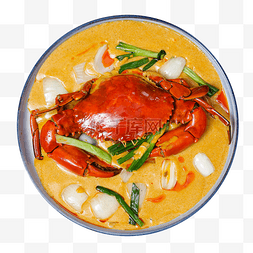 蟹海鲜图片_咖喱蟹海鲜
