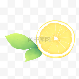 清新水果柠檬图片_水果黄色柠檬