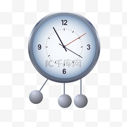 钟素材图片_圆形的钟设计矢量