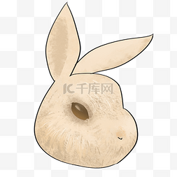 兔子耳朵的图片_弯曲的耳朵复活节兔子
