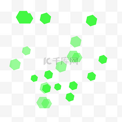 x射线放射图片_绿色漂浮光效