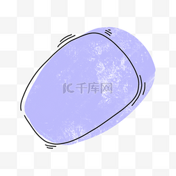 促销紫色标签图片_简约水彩促销紫色标签