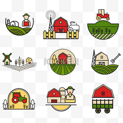 农场农作物图标