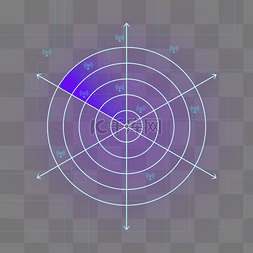 雷达png图片_高科技精准雷达定位