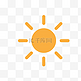 扁平化太阳图标