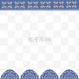 中国风古花纹装饰