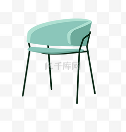 欧式椅子家具插画